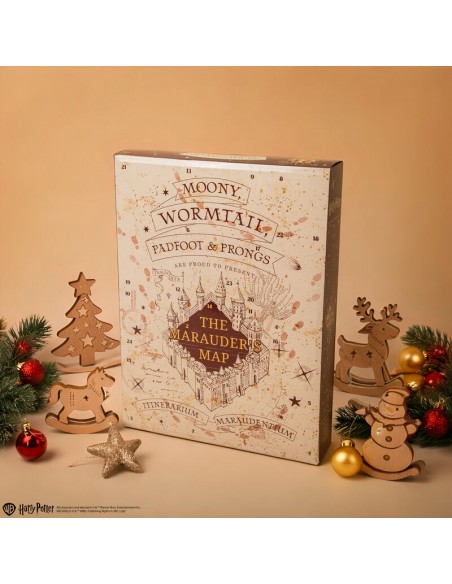Calendario de adviento cinereplicas harry potter mapa del merodeador