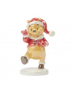 Figura enesco disney winnie the pooh navideño