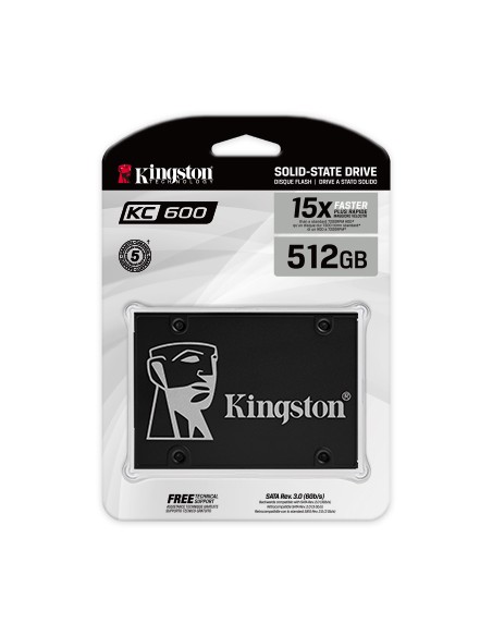 Disco duro interno ssd kingston kc600 512gb 2.5 pulgadas sata 6gb - s Disco duro interno ssd kingston kc600 512gb 2.5 pulgadas sata 6gb - s