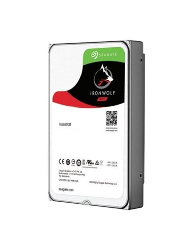 Disco duro interno hdd seagate ironwolf nas st8000vn004 8tb 3.5 pulgadas 7200rpm - 256mb - sata 6gb - s