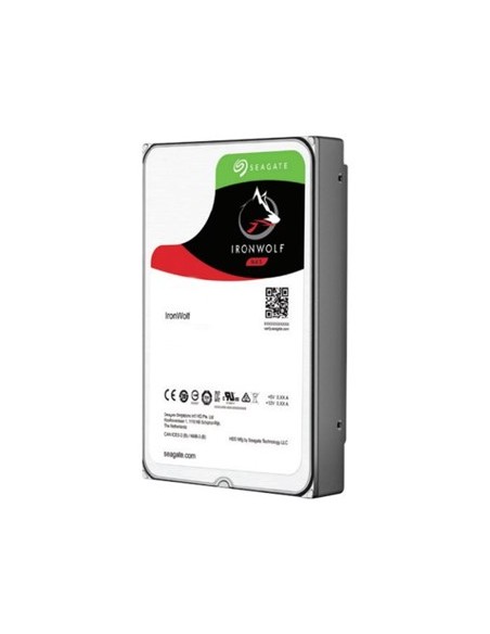 Disco duro interno hdd seagate ironwolf nas st8000vn004 8tb 3.5 pulgadas 7200rpm - 256mb - sata 6gb - s