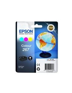 Cartucho tinta epson 267 c13t26704010 color wf - 100w - planeta tierra