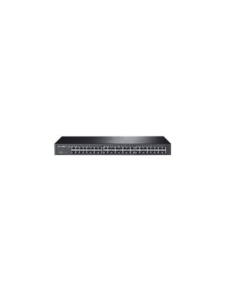 Switch 48 puertos 10 - 100 - 1000 rack 19 pulgadas 1u tp - link