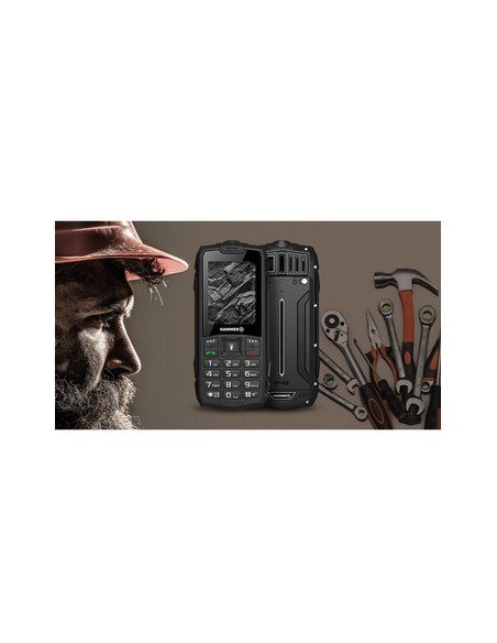 Telefono movil rugerizado hammer rock 2.4 pulgadas - 0.3mpx - 2g Telefono movil rugerizado hammer rock 2.4 pulgadas - 0.3mpx - 2g