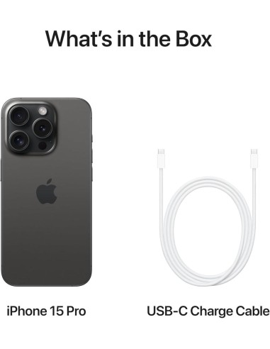 Apple iphone 15 pro 5g 512gb negro acondicionado