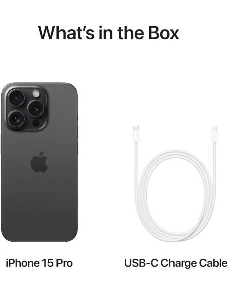Apple iphone 15 pro 5g 512gb negro acondicionado