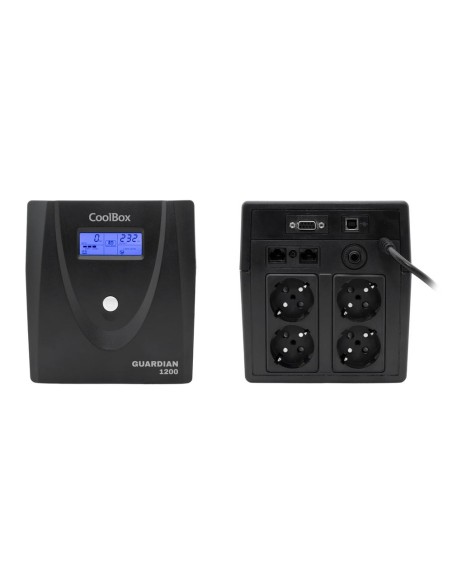 Sai coolbox guardian - 3 1200va lcd 4 enchufes schuko Sai coolbox guardian - 3 1200va lcd 4 enchufes schuko