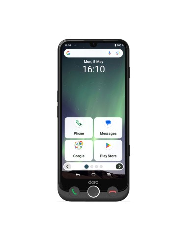 Telefono movil smartphone doro aurora a30 4g - 6gb - 128gb - 6.1 pulgadas - graphite