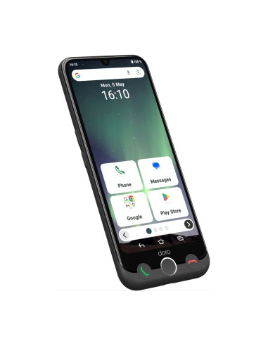 Telefono movil smartphone doro aurora a30 4g - 6gb - 128gb - 6.1 pulgadas - graphite