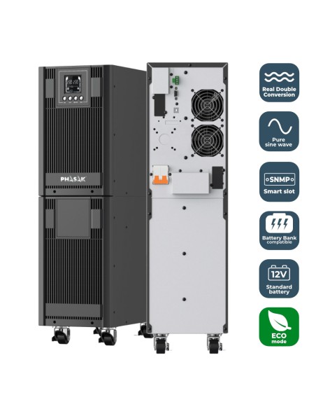 Sai ups phasak 6000va pro basic online ph 8060 6kva