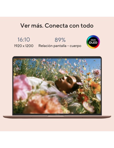 Portatil asus zenbook 14 oled ux3480aa - su535w u7 - 355 - 24gb - ssd 512gb - 14 pulgadas - w11h
