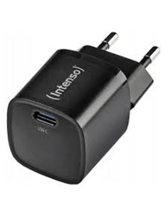 Cargador de pared intenso w30c² gan 30w usb tipo c negro