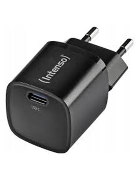 Cargador de pared intenso w30c² gan 30w usb tipo c negro