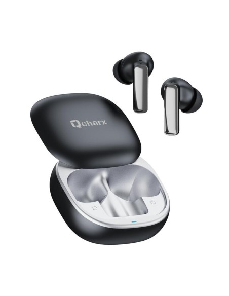 Auriculares qcharx buds slide anc + enc bluetooth negro