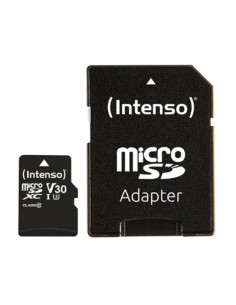 Tarjeta memoria micro sd intenso 16gb profesional v30 + adaptador sd