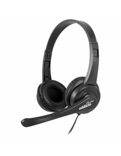 Auriculares diadema con microfono ngs vox505usb usb negro