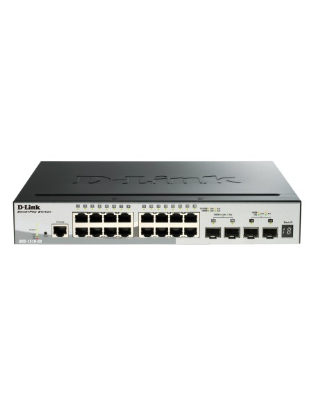 Switch 20 puertos 10 - 100 - 100 dgs - 1510 - 20 gestionables d - link