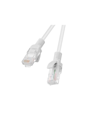 Cable red lanberg latiguillo cat.6 utp 10m gris fluke passed