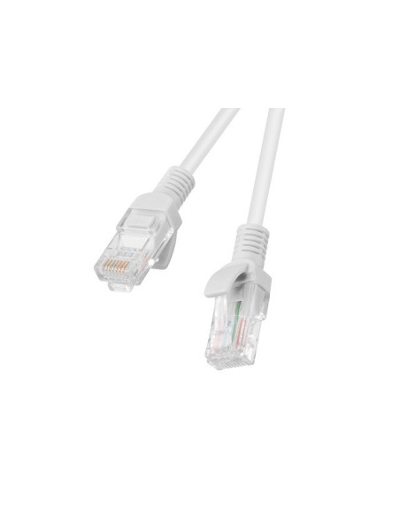 Cable red lanberg latiguillo cat.6 utp 10m gris fluke passed