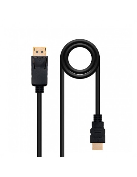 Cable displayport a hdmi nanocable 2m - macho - macho Cable displayport a hdmi nanocable 2m - macho - macho