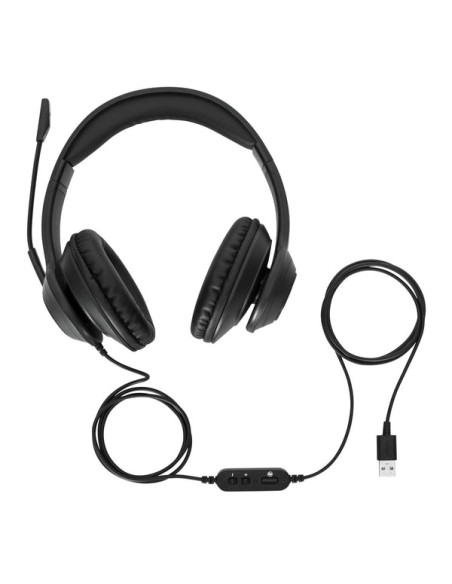 Auriculares stereo targus alambrico negro usb Auriculares stereo targus alambrico negro usb