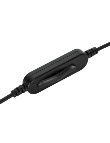 Auriculares stereo targus alambrico negro usb