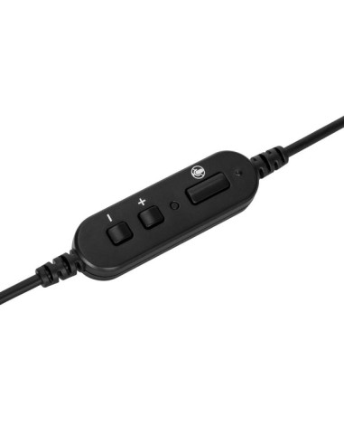 Auriculares stereo targus alambrico negro usb
