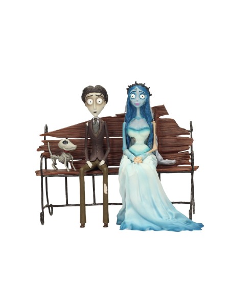 Set figuras sd toys la novia cadaver emily y victor