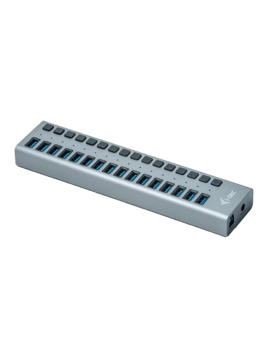 Hub i - tec usb 3.0 de carga con 16 puertos usb 3.0 y adaptador de alimentacion 90w