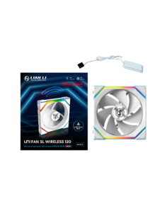 Ventilador caja lian li unifan sl inalambrico rgb 120mm blanco