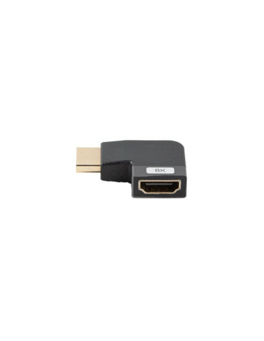 Adaptador hdmi 8k lanberg macho - hembra angulo izquierda