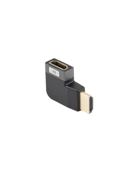 Adaptador hdmi 8k lanberg macho - hembra angulo izquierda