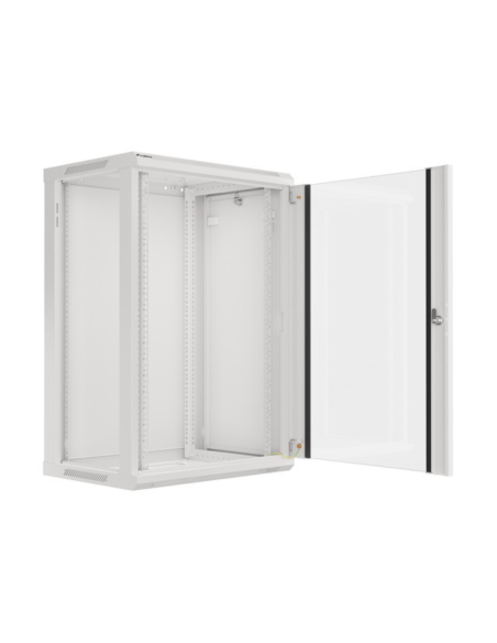 Armario lanberg 19 pulgadas 18u - 600x450 gris