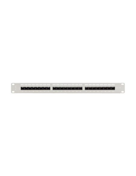 Patch panel lanberg 24 puertos 1u 19 pulgadas cat.6a utp con organizador cables gris Patch panel lanberg 24 puertos 1u 19 pulgadas cat.6a utp con organizador cables gris