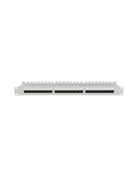 Patch panel lanberg 24 puertos 1u 19 pulgadas cat.6a utp con organizador cables gris Patch panel lanberg 24 puertos 1u 19 pulgadas cat.6a utp con organizador cables gris