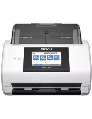 Escaner documental epson worforce ds - 790wn a4 - 45ppm - usb - red - wifi