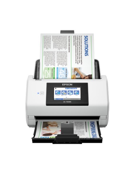 Escaner documental epson worforce ds - 790wn a4 - 45ppm - usb - red - wifi