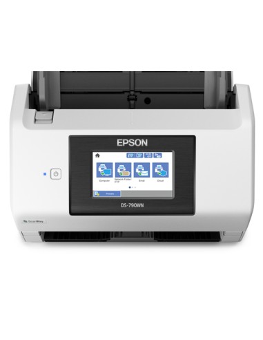 Escaner documental epson worforce ds - 790wn a4 - 45ppm - usb - red - wifi