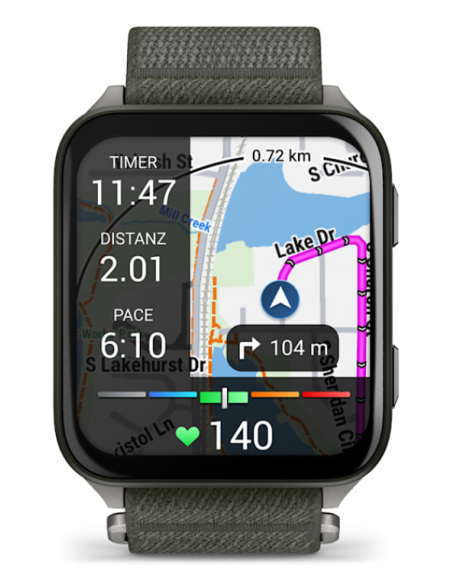 Smartwatch garmin venu x1 amoled 2 pulgadas - gps multisatélite - titanio - 32gb - 8 días de batería