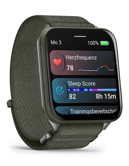 Smartwatch garmin venu x1 amoled 2 pulgadas - gps multisatélite - titanio - 32gb - 8 días de batería
