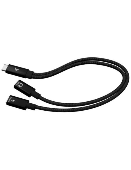 Cable usb tipo c i - tec 0.3m - macho - hembra - negro