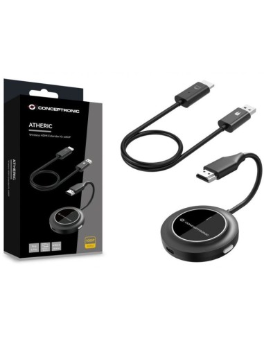Transmisor hdmi a hdmi wireless conceptronic atheric02b 5ghz 30m 1080p 60hz