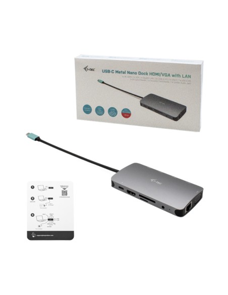 Docking station i - tec usb tipo c 11 en 1 + cargador 100w Docking station i - tec usb tipo c 11 en 1 + cargador 100w