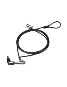 Cable de seguridad conceptronic custodio02bnmt doble cabezal con llave compatible con llave maestra