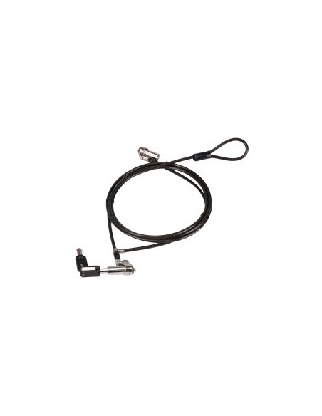 Cable de seguridad conceptronic custodio02bnmt doble cabezal con llave compatible con llave maestra