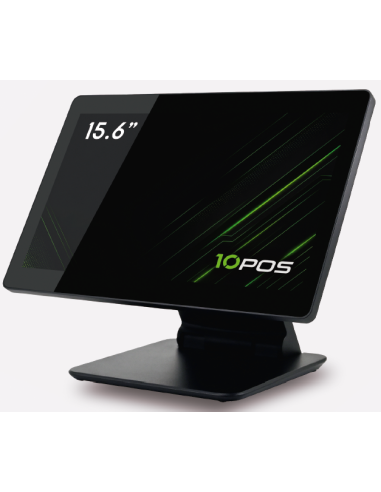 Ordenador tpv 10pos 15.6'' tactil n95 - 8gb - 128gb - wifi - win 11 iot - aluminio negro