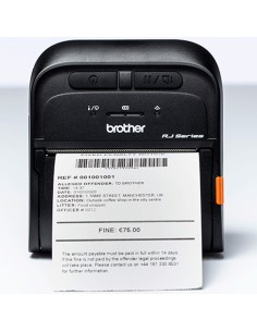 Impresora de tickets portatil brother rj3035b 16mb flash ram - 32mb ram - micro usb 2.0 - bluetooth
