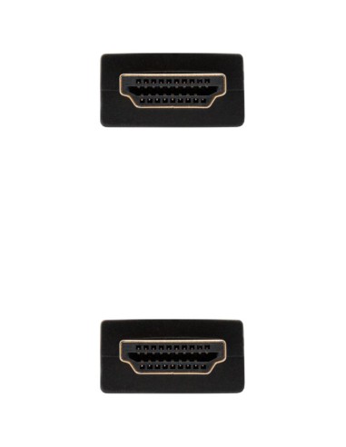 Cable nanocable hdmi macho - macho negro 1.8m