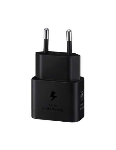 Cargador samsung ep - t2510nbegeu usb tipo c negro 25w - cable no incluido