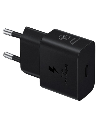 Cargador samsung ep - t2510nbegeu usb tipo c negro 25w - cable no incluido